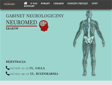 Tablet Screenshot of neuromed.pl